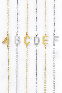 ERIE - Stainless Steel Dainty Initial Necklace