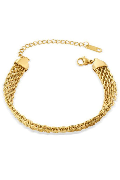 BRIA - Non-Tarnish Stainless Steel Chunky Chain Bracelet