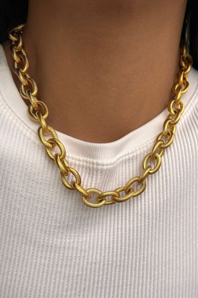 KIMORA - 18K Non-Tarnish Stainless Steel Chain Necklace