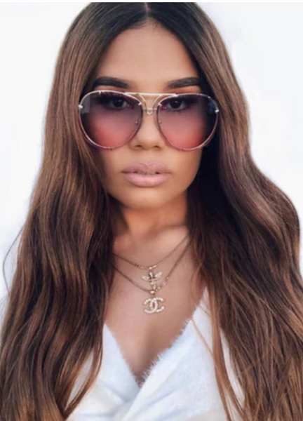 KANDI | OMBRE OVERSIZED AVIATOR SUNNIES