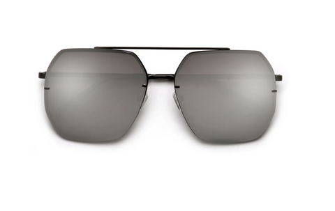 XIIA | OVERSIZE SQUARED GEOMETRIC AVIATOR SUNNIES