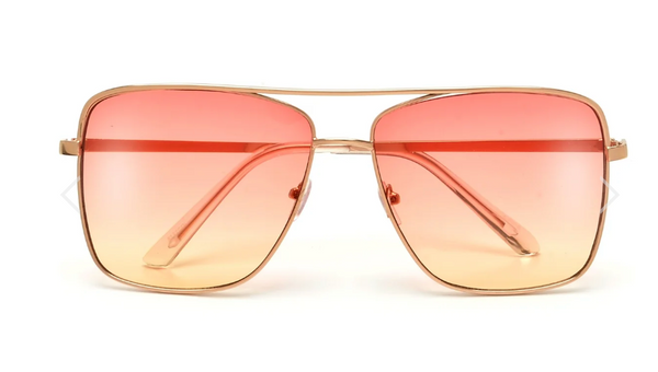 IBIZA | OMBRE SQUARE OVERSIZED AVIATORS