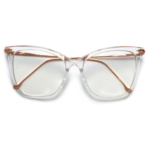 BOMBSHELL CLEAR | RETRO CLEAR LENS SUNNIES