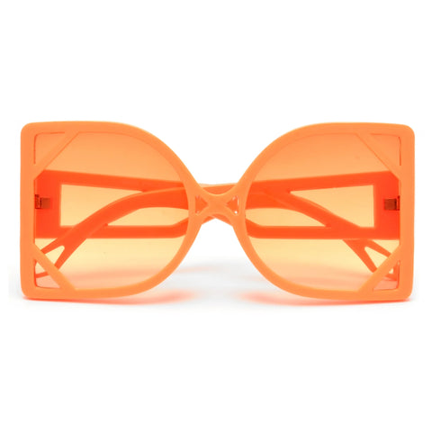 MIAMI VICE | ORANGE OVERSIZED SUNNIES